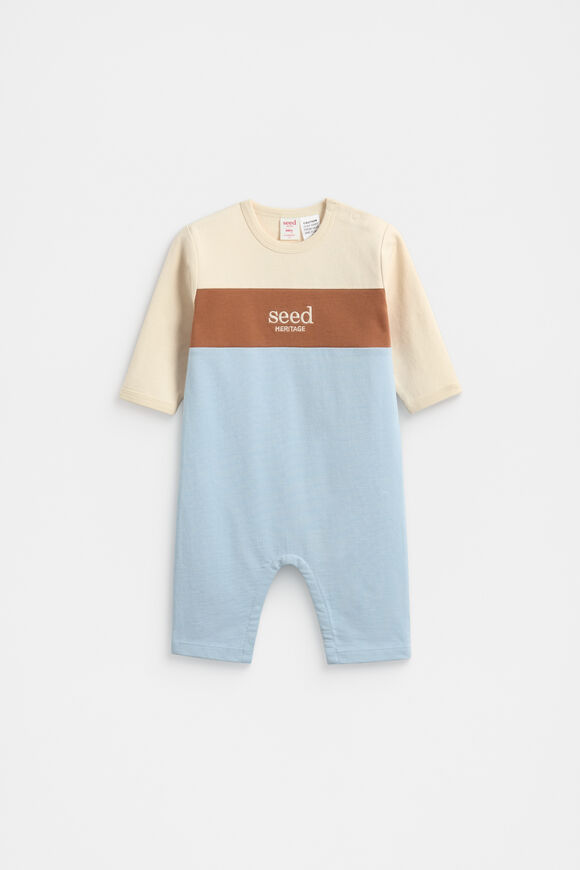 Spliced Logo Jumpsuit  Multi Spliced Logo Jumpsuit  Multi  hi-res