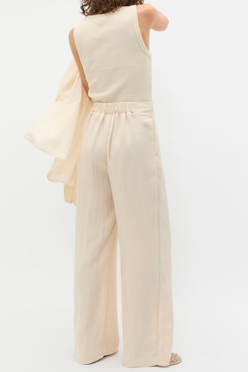 Relaxed High Waist Pant  Tofu