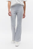 Kick Flare Rib Pant  Cloud Grey Marle  hi-res