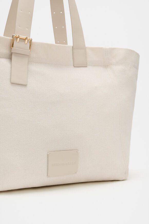 Relaxed Fabric Tote  Tofu Relaxed Fabric Tote  Tofu  hi-res