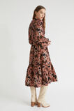Floral Shirred Midi Dress  Vintage Floral  hi-res