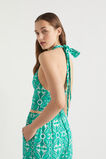 Linen Retro Halter Top  Jade Green Retro  hi-res