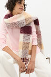 Check Textured Scarf  Rose Petal  hi-res