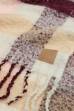 Check Textured Scarf  Rose Petal  hi-res
