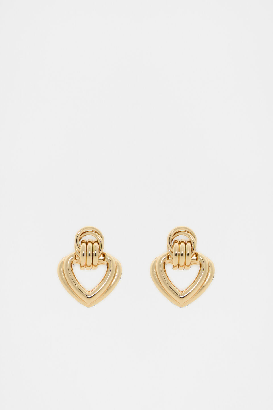 Heart Loop Earring  Gold