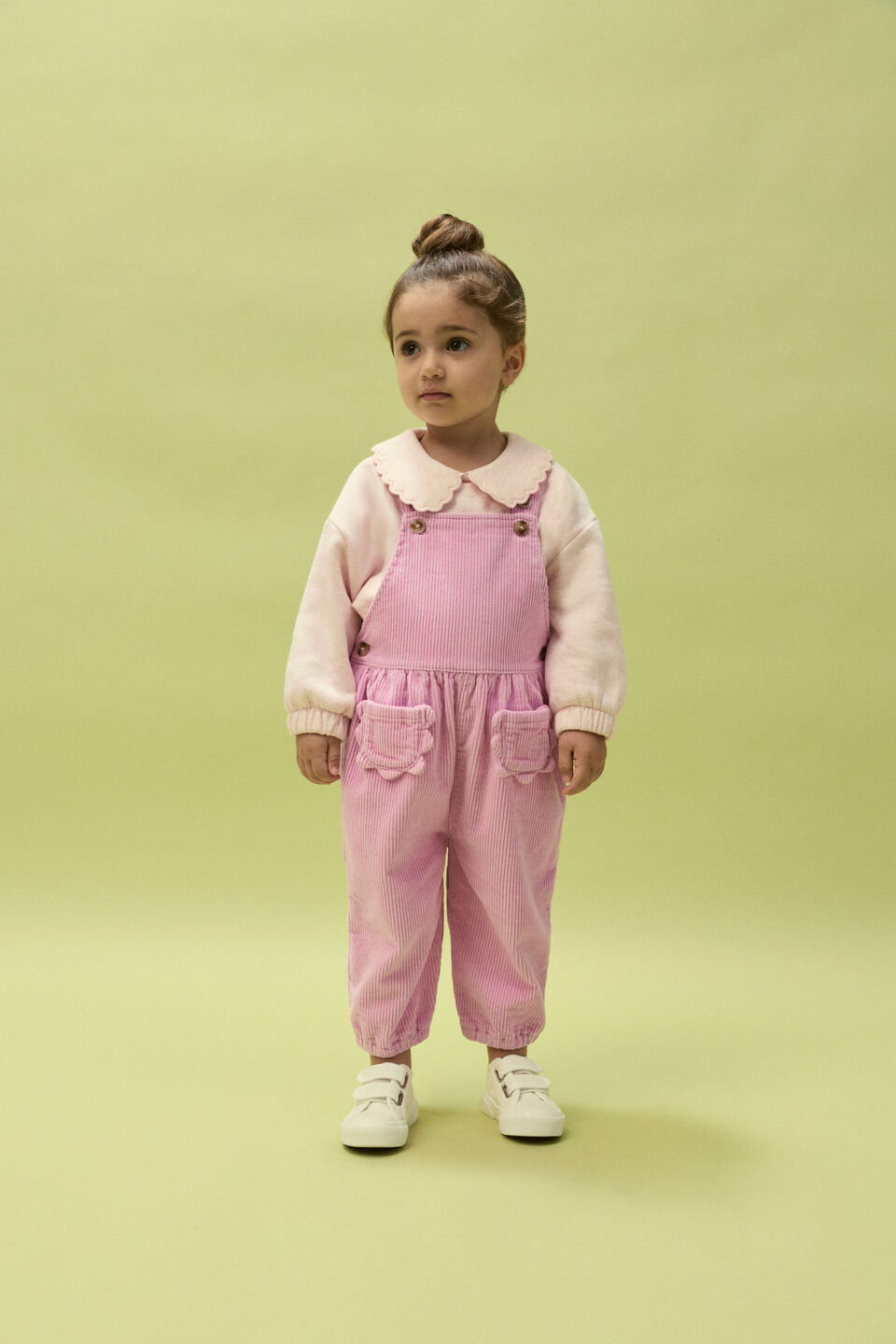 Scallop Collar Sweat  Rose Petal Marle