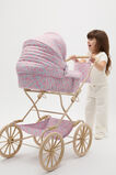 Ditsy Floral Vintage Doll Pram  Pink  hi-res