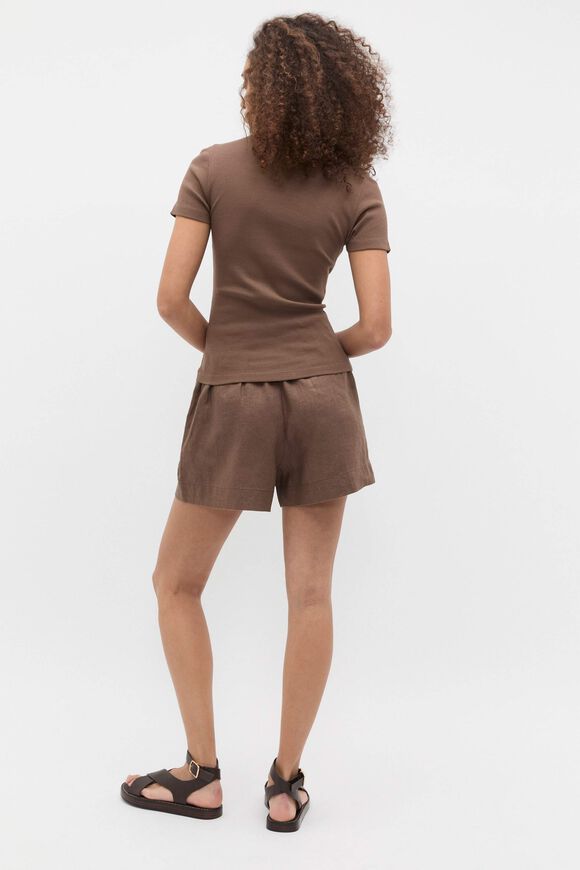 Core Australian Cotton Rib Tee  Pinecone Core Australian Cotton Rib Tee  Pinecone  hi-res