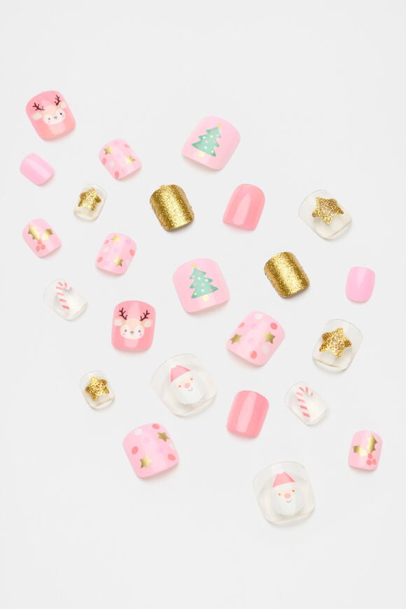 Festive Press On Nails  Multi Festive Press On Nails  Multi  hi-res