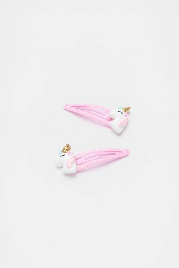 Glitter Unicorn Snaps  Candy Pink Glitter Unicorn Snaps  Candy Pink  hi-res