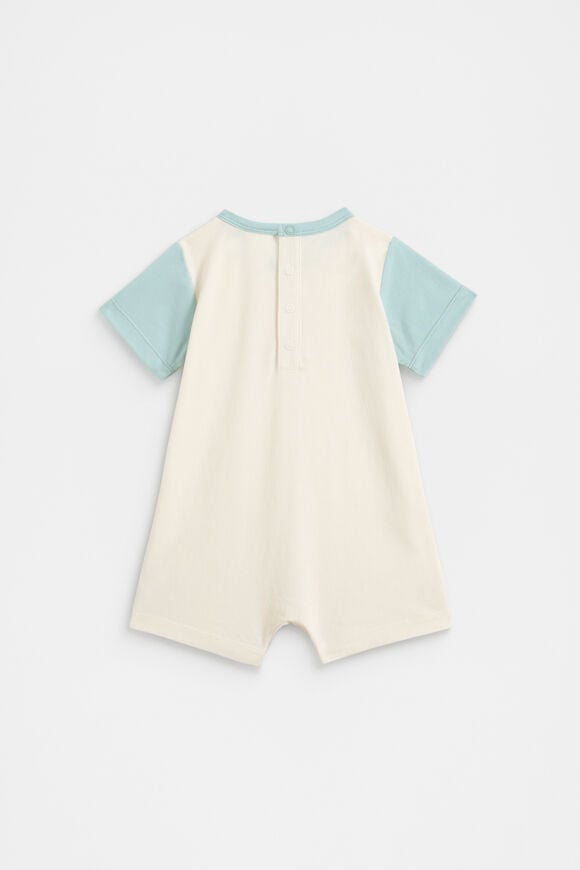 Sunny Tee Romper  Buttermilk Sunny Tee Romper  Buttermilk  hi-res