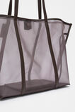 Mesh Tote  Chocolate  hi-res