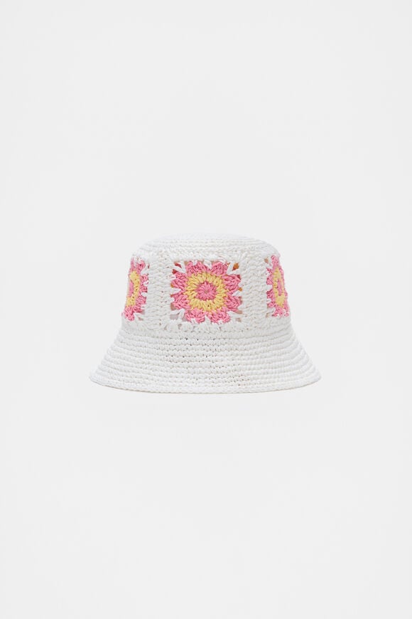 Daisy Straw Hat  Vintage Cream Daisy Straw Hat  Vintage Cream  hi-res