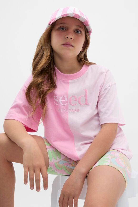 Stripe Cap  Candy Pink Stripe Stripe Cap  Candy Pink Stripe  hi-res