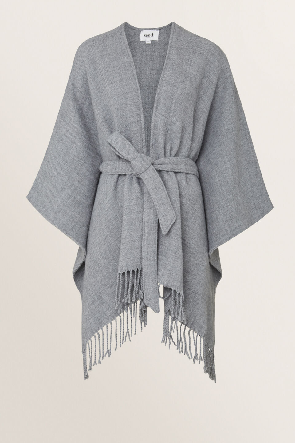 Tie Up Poncho  