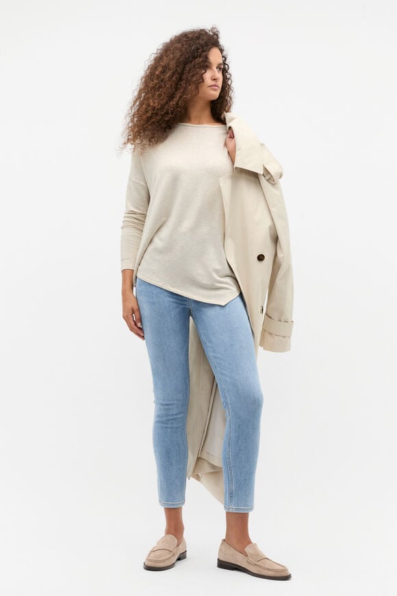 Core Asymmetrical Top  Oat Marle Core Asymmetrical Top  Oat Marle  hi-res
