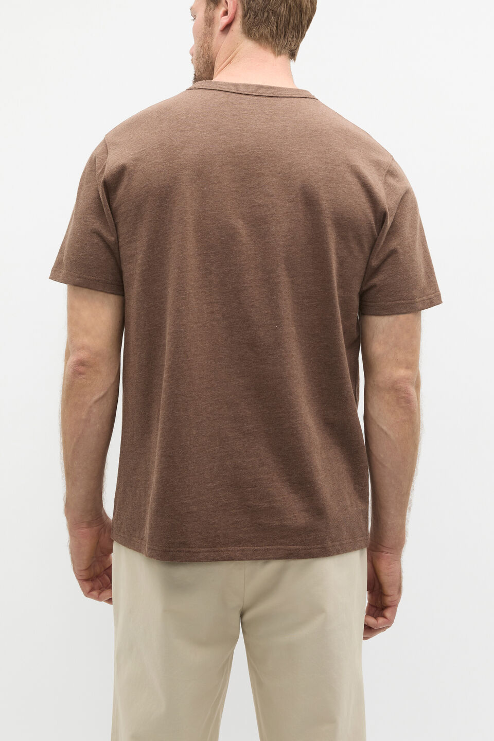 Crew Tee  Cocoa Marle