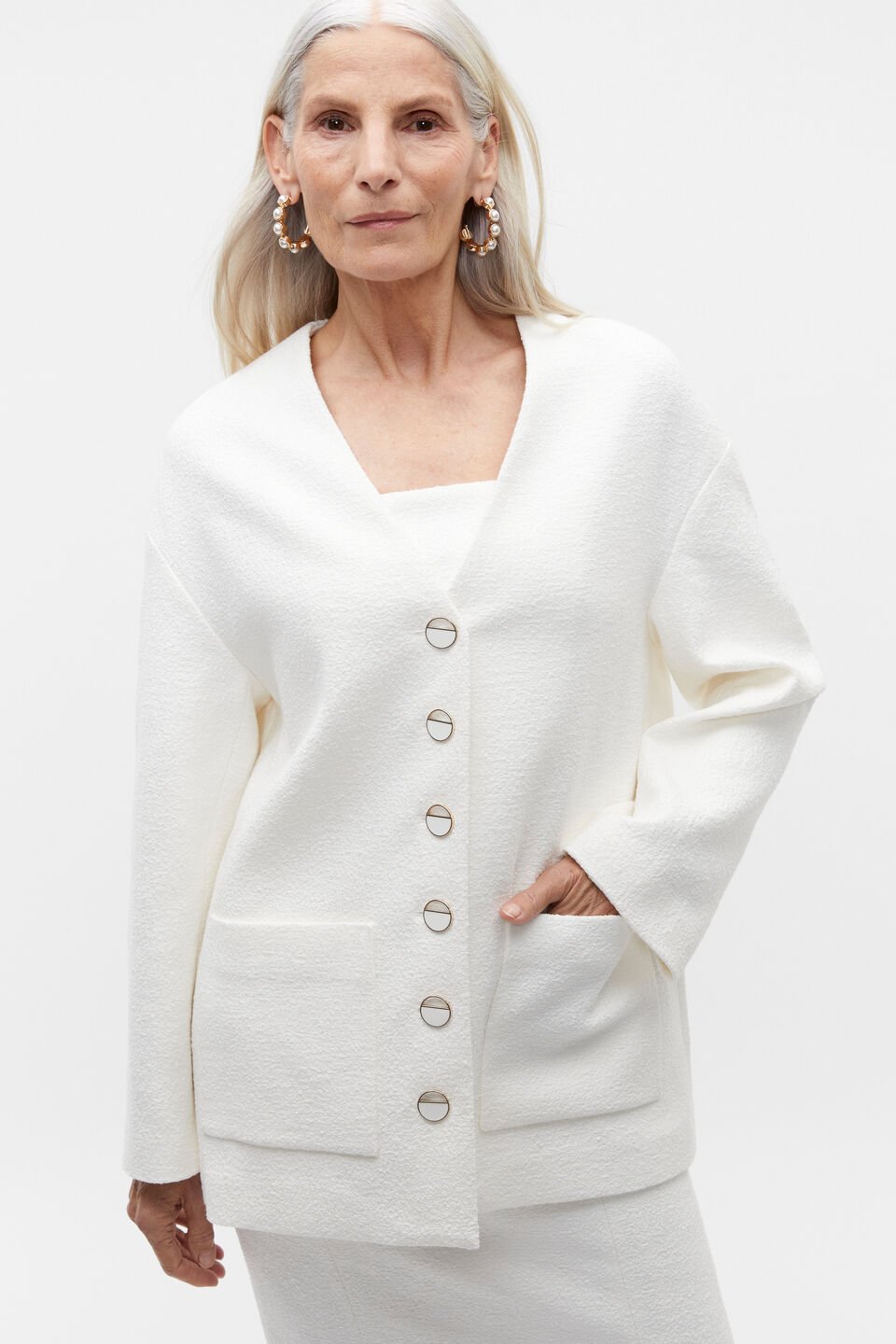 Boucle Jacket  Cloud Cream