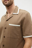 Contrast Detail Shirt  Dark Nougat  hi-res