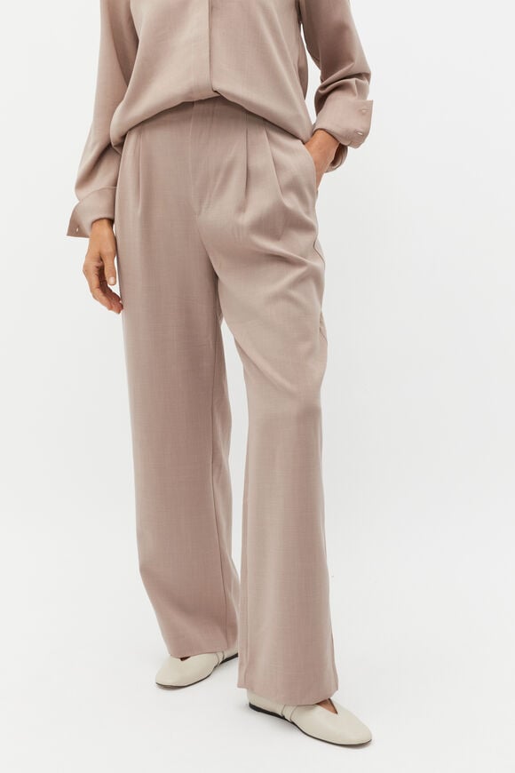 Tailored High Rise Pant  Cookie Tailored High Rise Pant  Cookie  hi-res