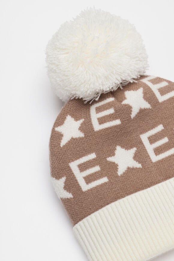 Star Initial Beanie  E Star Initial Beanie  E  hi-res