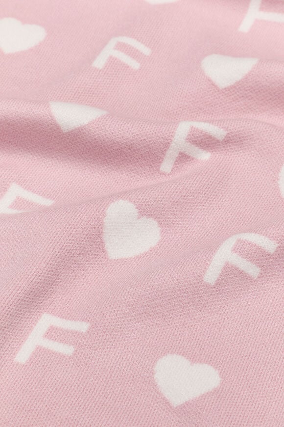 Heart Initial Blanket  F Heart Initial Blanket  F  hi-res