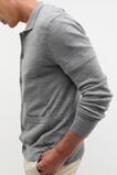 Merino Wool Cardigan  Vintage Grey Marle  hi-res