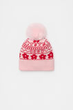 Mini Fairisle Beanie  Rose Petal  hi-res