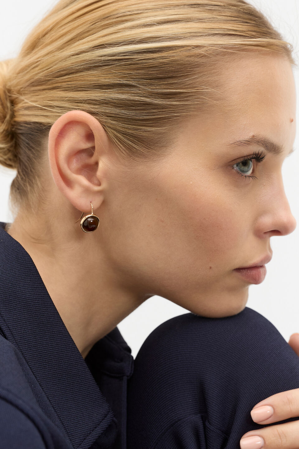 Resin Drop Earring  Tort