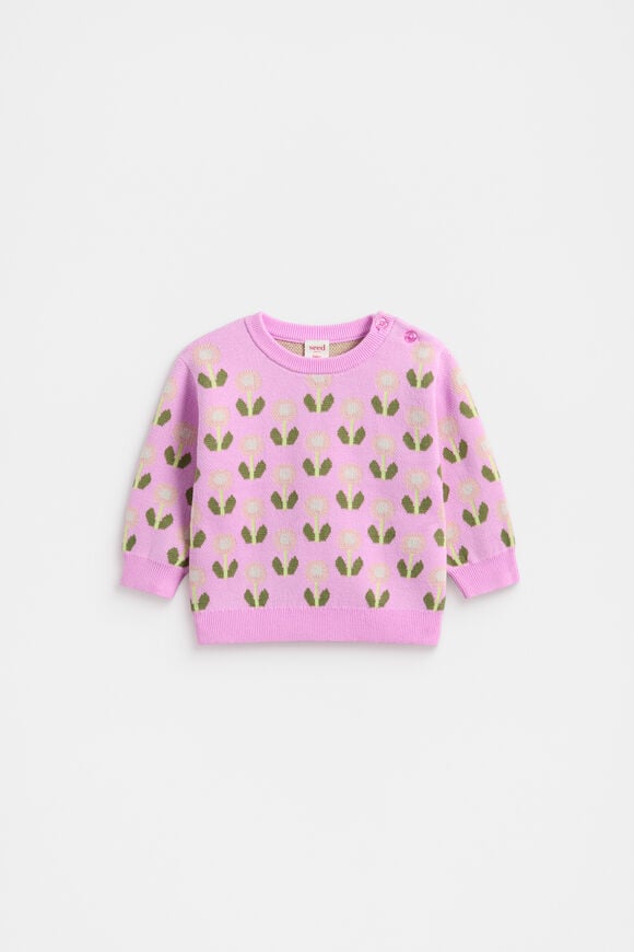 Tulip Knit Sweater  Fairy Floss Tulip Knit Sweater  Fairy Floss  hi-res