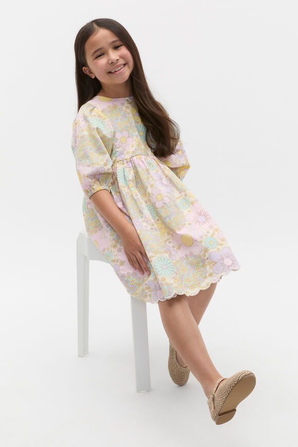 Floral Dress  Vintage Cream  hi-res