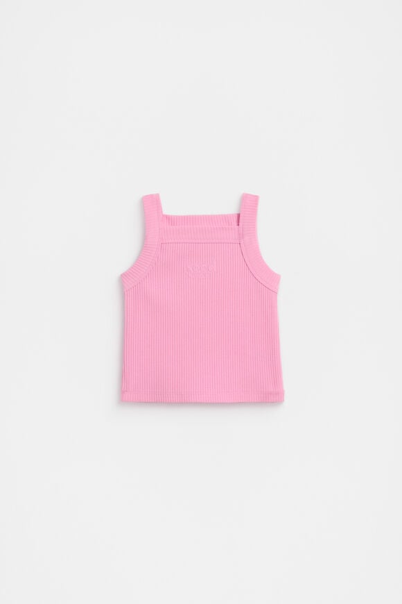 Core Logo Rib Tank  Candy Pink Core Logo Rib Tank  Candy Pink  hi-res