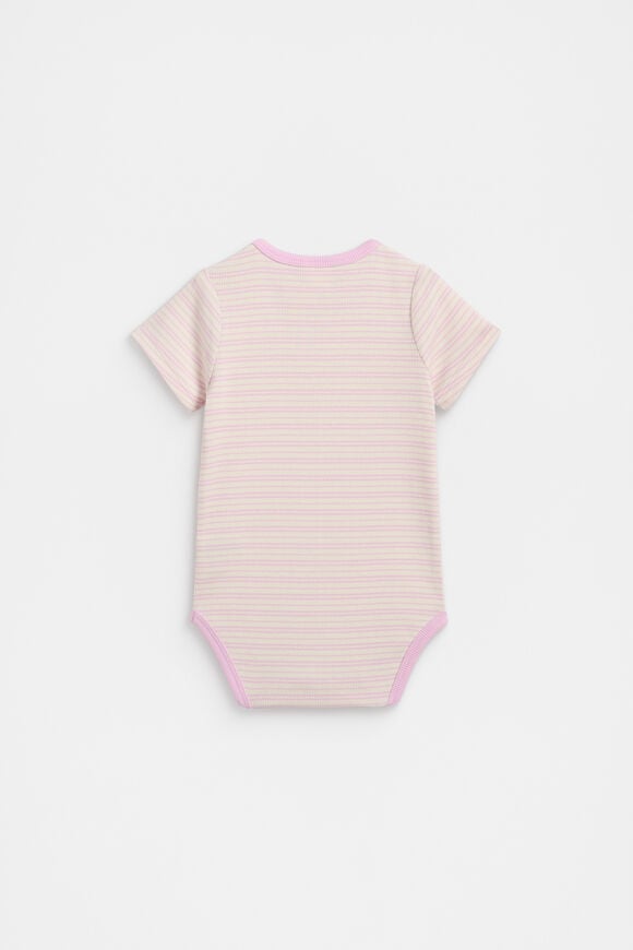 Logo Rib Bodysuit  Blossom Logo Rib Bodysuit  Blossom  hi-res