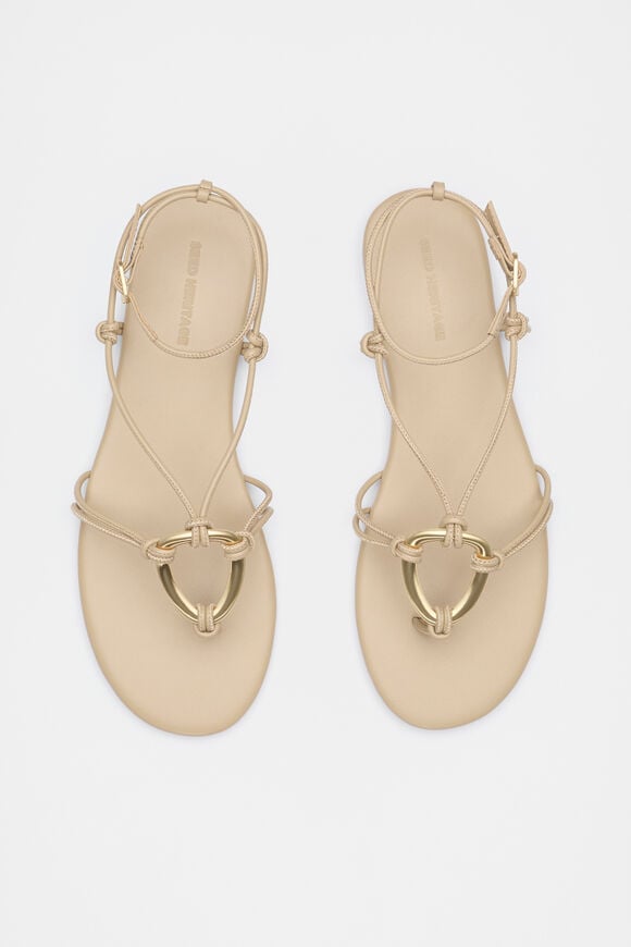 Etta Ring Detail Sandal  Iced Latte Etta Ring Detail Sandal  Iced Latte  hi-res