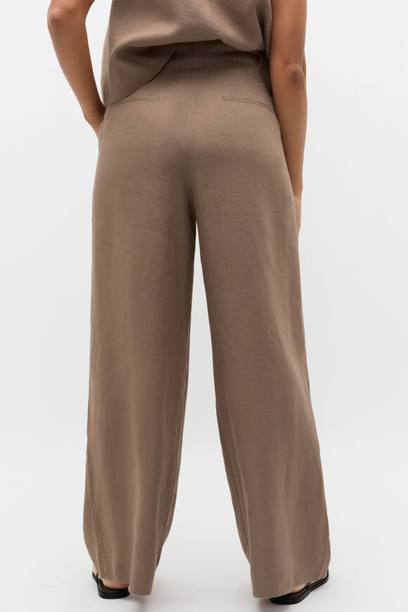 Core Linen Waisted Pant  Nutmeg  hi-res