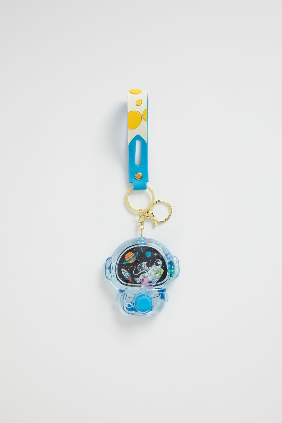 Water Filled Games Keychain  Multi