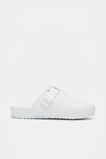 Buckle Moulded Clog  White  hi-res