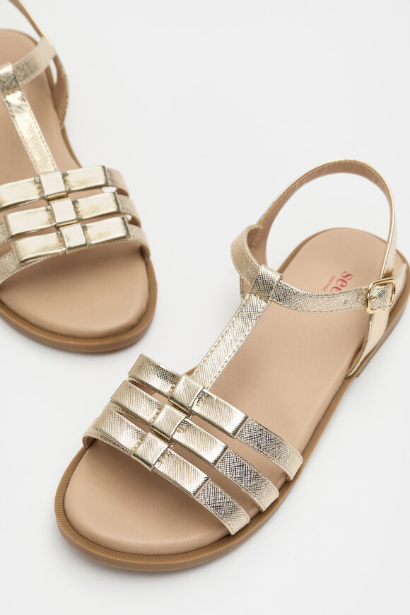 Bow Sandal  Gold  hi-res