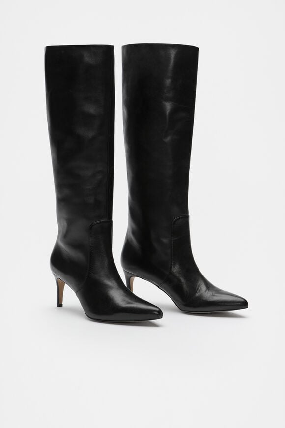Junie Knee High Boot  Black  hi-res