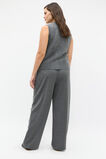 Brushed Cashmere Button Vest  Charcoal Grey Marle  hi-res
