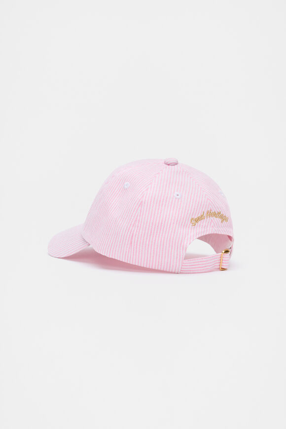Motif Cap  Pink Stripe  hi-res