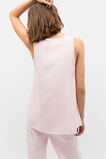 Crinkled Satin Longline Tank  Primrose  hi-res
