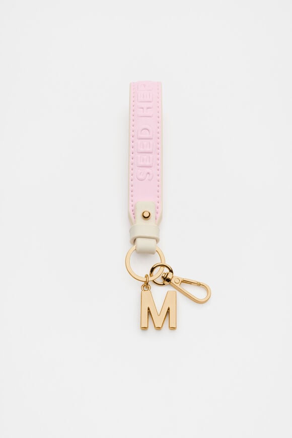 Initial Strap Keyring  M Initial Strap Keyring  M  hi-res