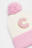 Colourblock Initial Beanie  C  hi-res
