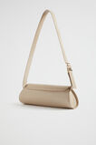 Structured Shoulder Bag  Champagne Beige Croc  hi-res