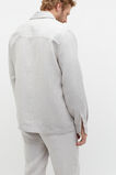 Linen Overshirt  Chalk Crossdye  hi-res