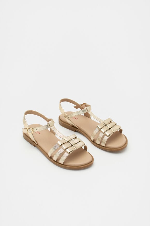Bow Sandal  Gold  hi-res