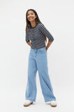 Essential Wide Leg Jean  Clean Blue Wash  hi-res