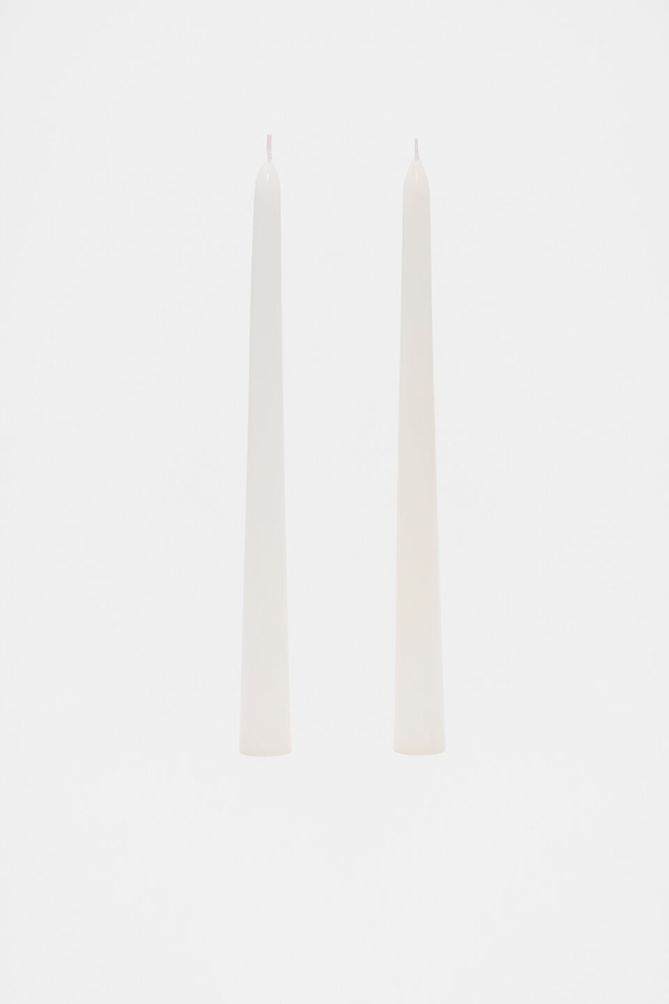 Taper Candle Set of 2  Alabaster