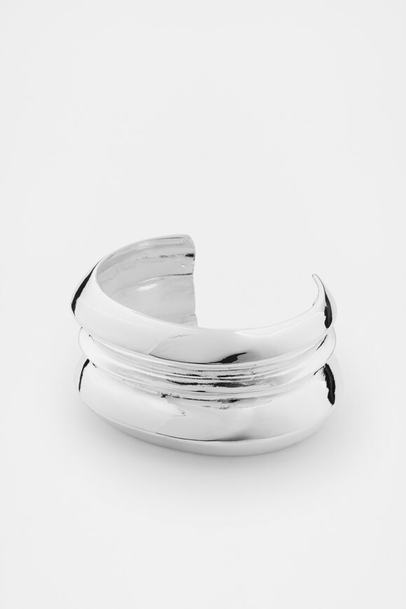 Crooked Cuff  Silver  hi-res